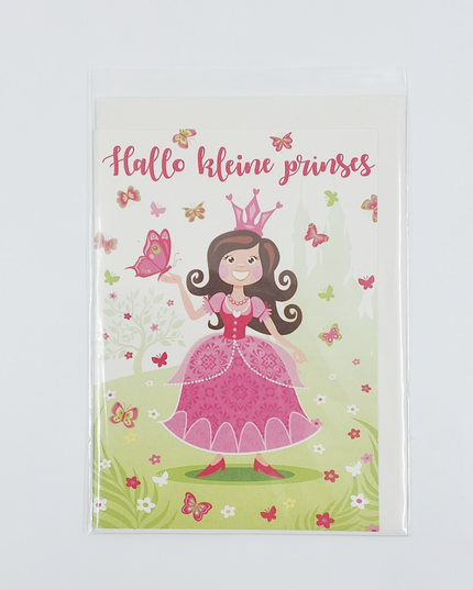 Wenskaart kleine prinses (F11038)