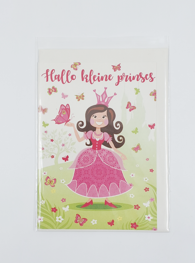 Wenskaart kleine prinses (F11038)