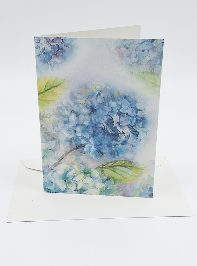 Wenskaart hortensia (F11041)