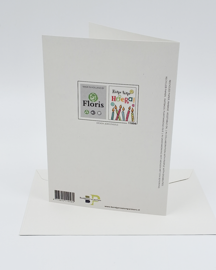 Greeting card hip hip hooray (F11056)