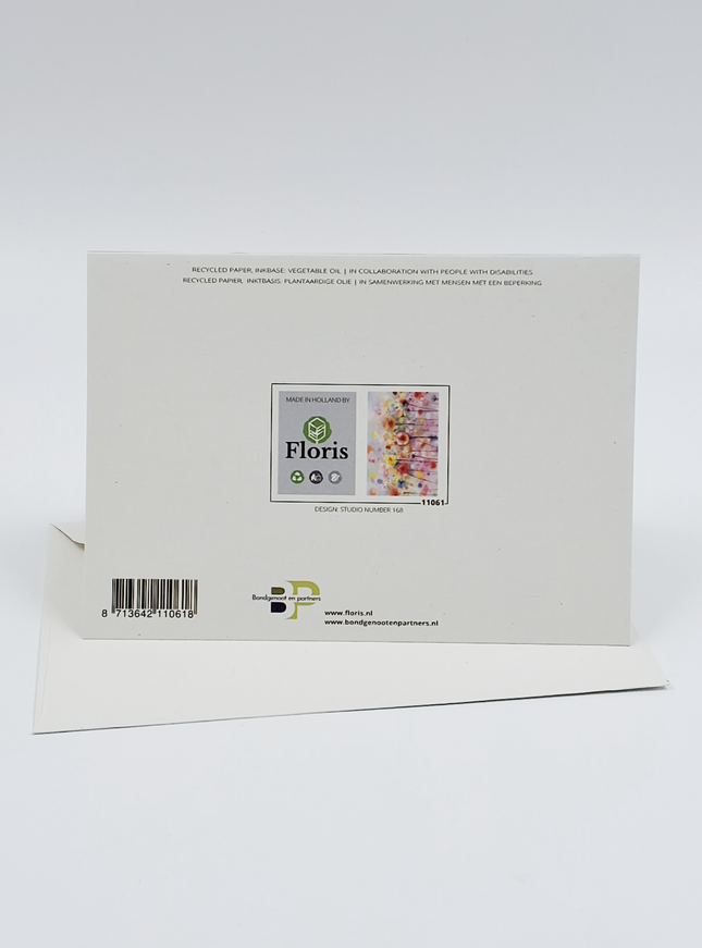 Wenskaart veldboeket (F11061)