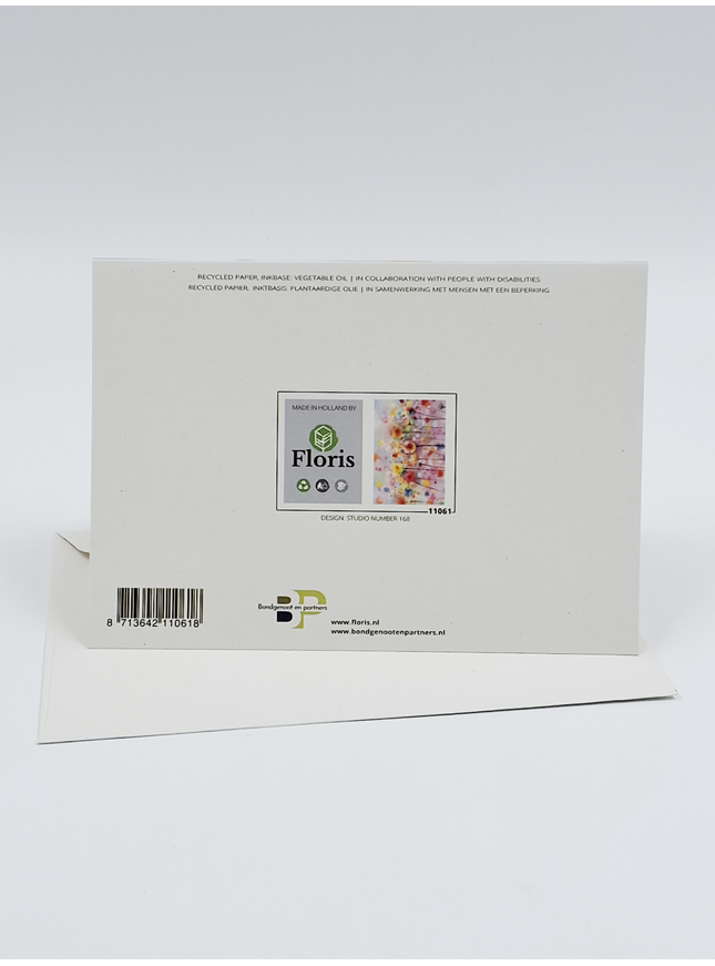 Wenskaart veldboeket (F11061)