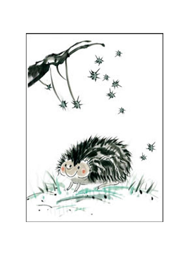 Wenskaart egel (F11070)