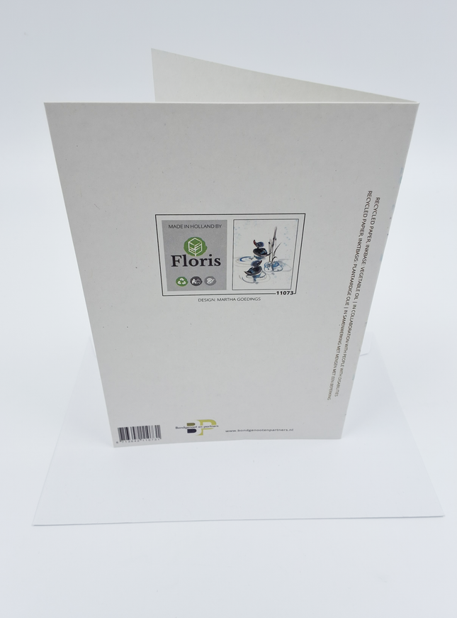 Wenskaart twee eendjes (F11073)