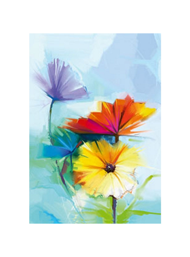 Wenskaart 3 lentebloemen (F11077)