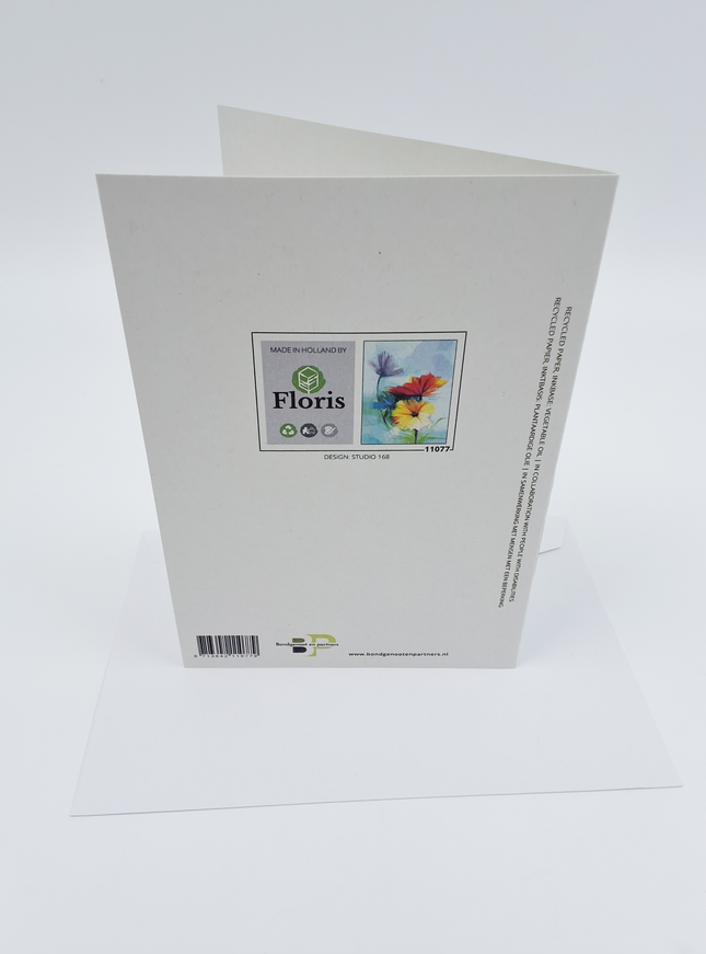 Wenskaart 3 lentebloemen (F11077)