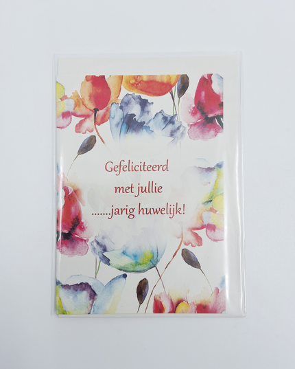 Greeting card flowers, congratulations on your … wedding anniversary (F11090)