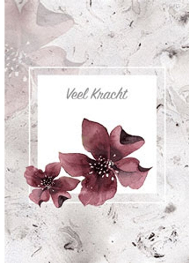 Wenskaart condoleance veel kracht (F11094)