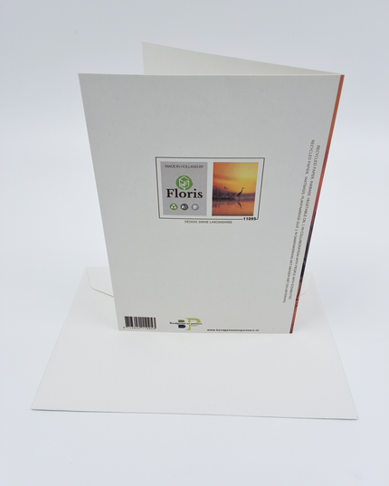 Wenskaart condoleance ondergaande zon (F11095)