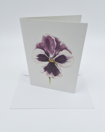 Greeting card purple violin (F11098)