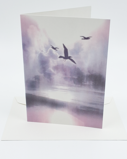 Condolence card birds (F11218)