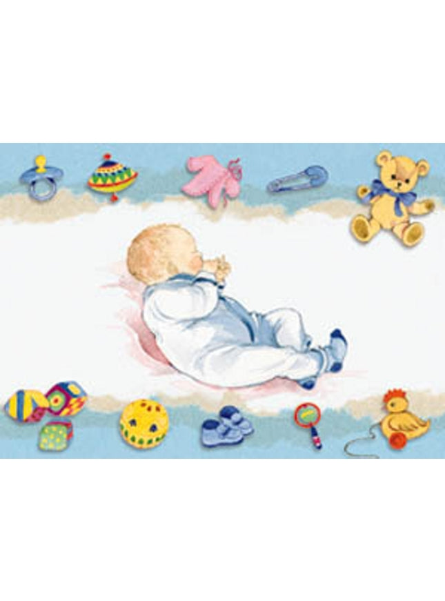Wenskaart baby zoon (F11247)