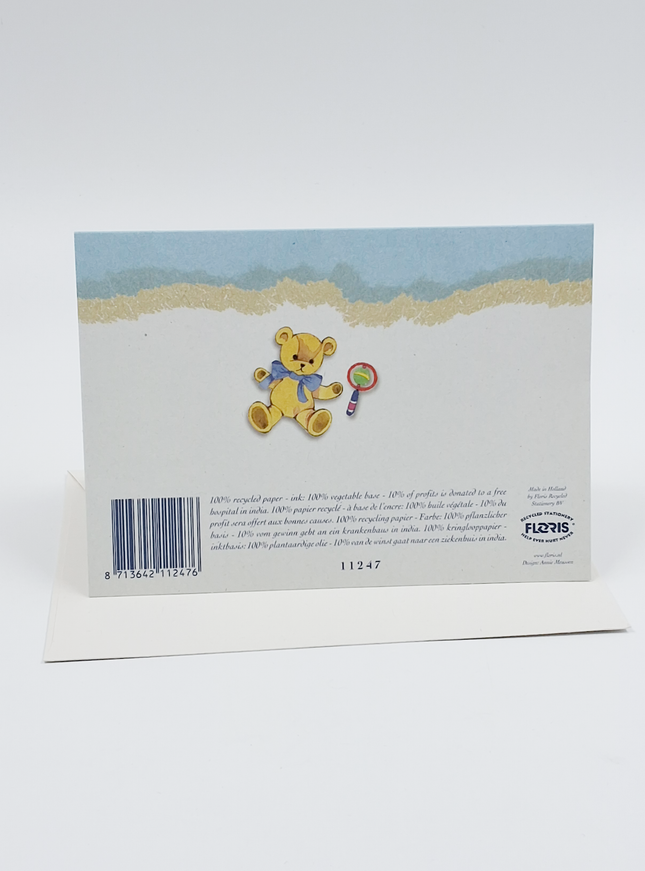 Wenskaart baby zoon (F11247)