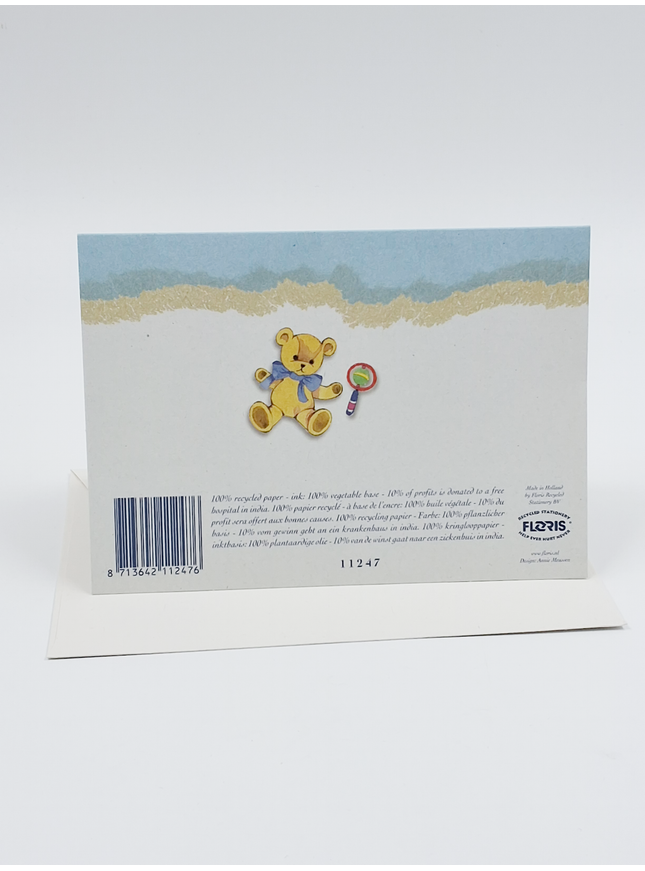 Wenskaart baby zoon (F11247)