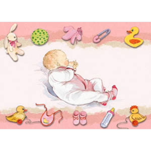 Wenskaart baby dochter (F11248)