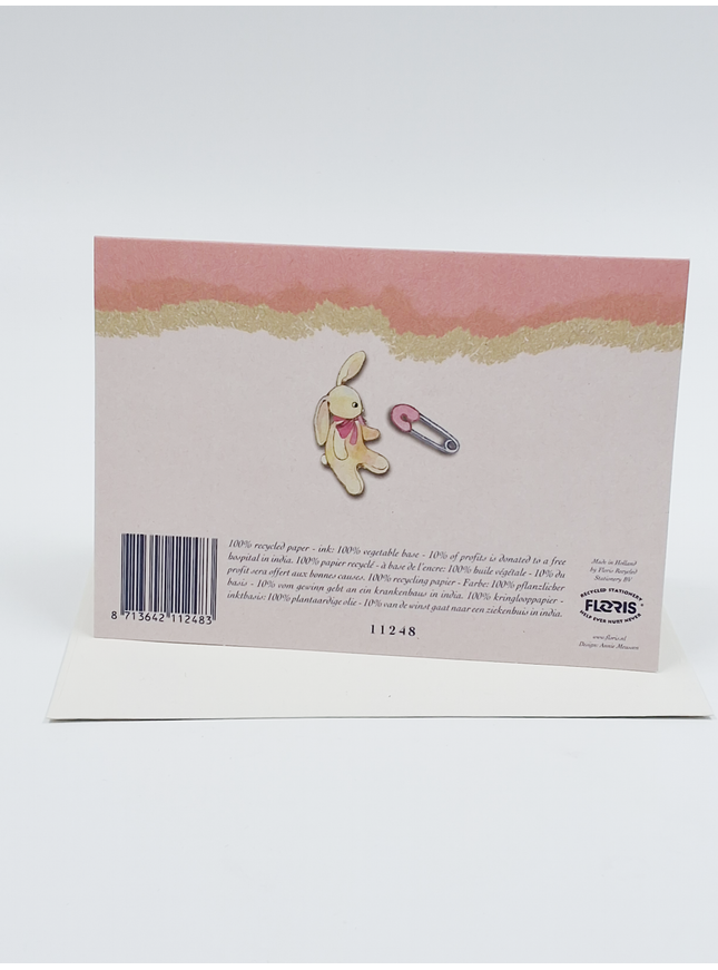 Wenskaart baby dochter (F11248)
