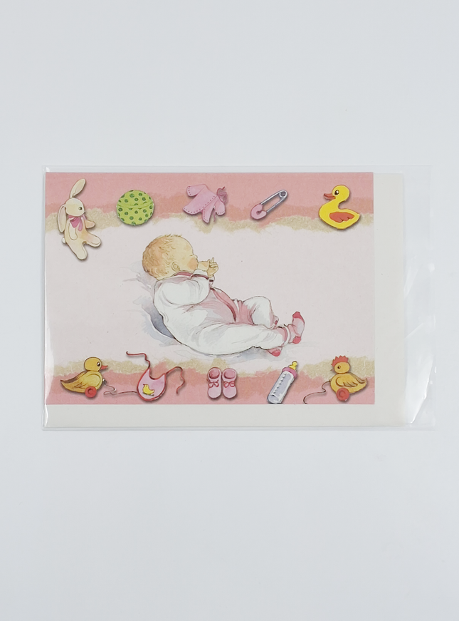 Wenskaart baby dochter (F11248)