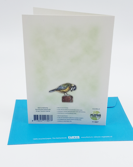 greeting card birdhouse (F11307)