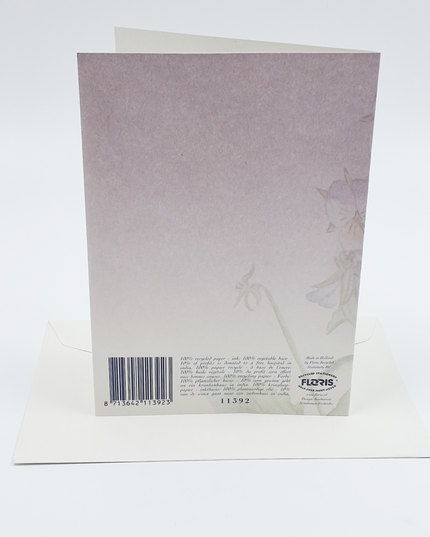 Greeting card wild pansy (F11392)