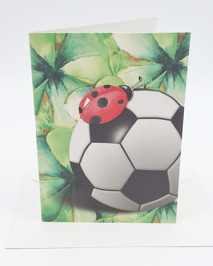 Greeting card football (F11413)