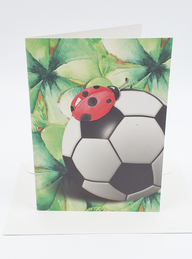 Wenskaart voetbal (F11413)