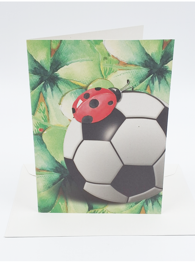 Wenskaart voetbal (F11413)