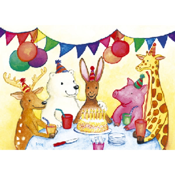 Wenskaart dierenfeest (F11417)