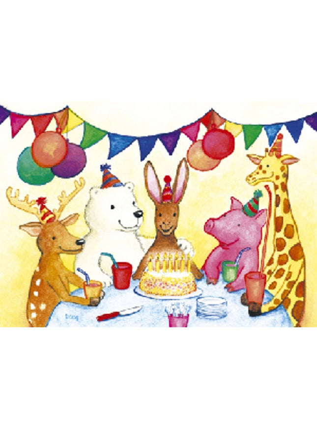 Wenskaart dierenfeest (F11417)