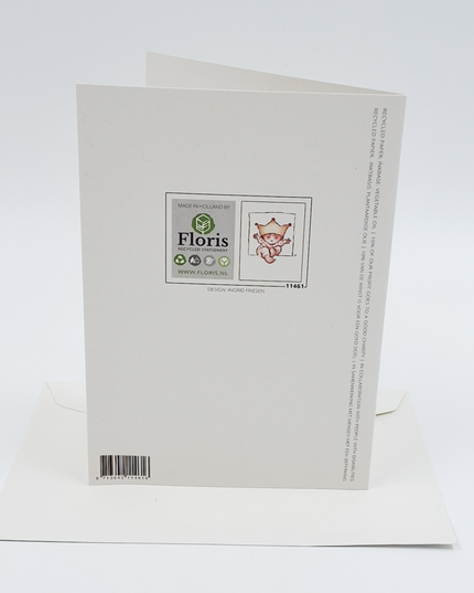 Greeting card baby crown (F11461)