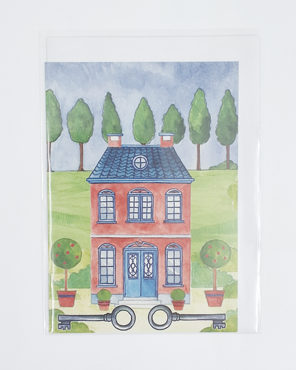 Greeting card moving froukje (F11518)