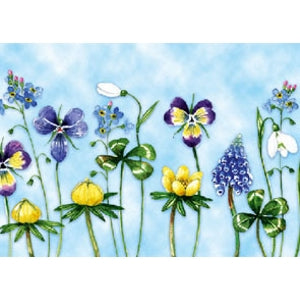Greeting card flowers Froukje (F11519)