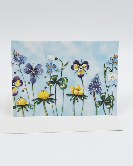 Greeting card flowers Froukje (F11519)