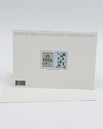 Greeting card flowers Froukje (F11519)