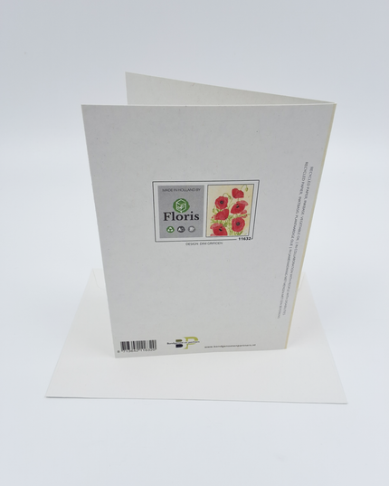 Carte de vœux Poppy Dini