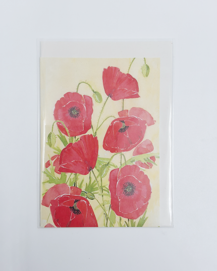 Carte de vœux Poppy Dini