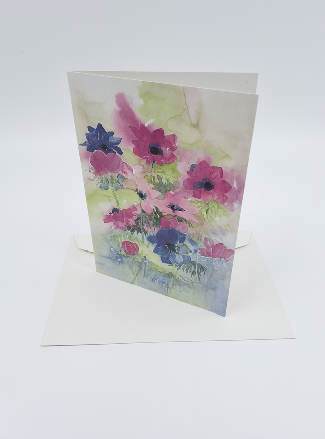 Wenskaart anemonen Dini (F11654)