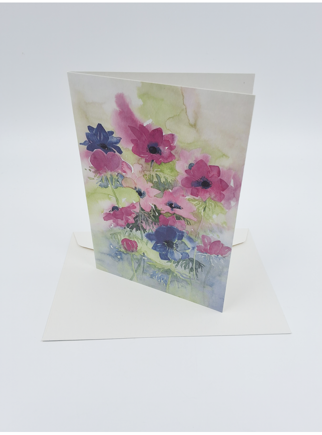 Wenskaart anemonen Dini (F11654)