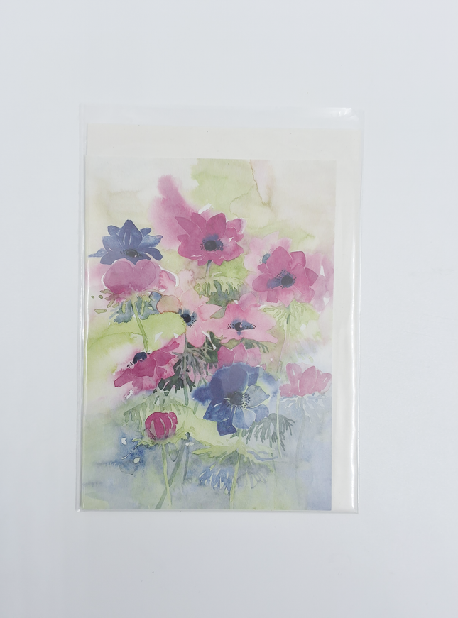 Wenskaart anemonen Dini (F11654)