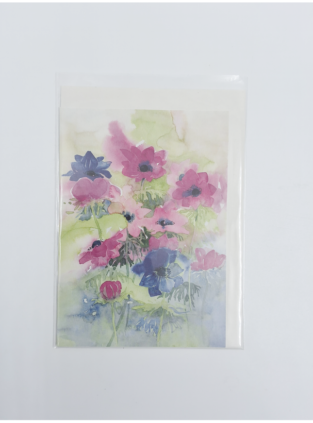 Wenskaart anemonen Dini (F11654)