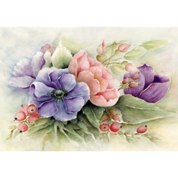 Wenskaart anemonen bessen (F11665)