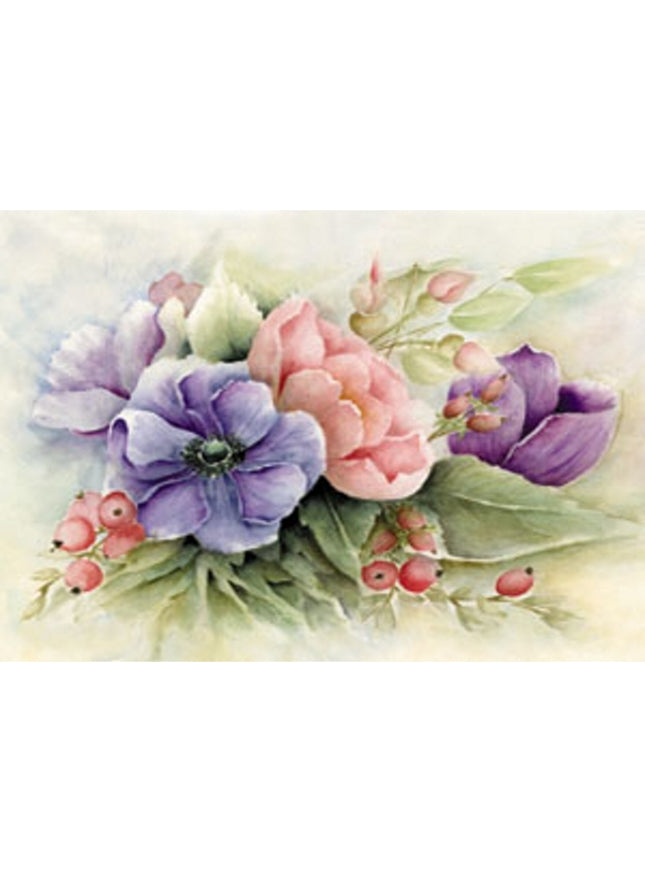 Wenskaart anemonen bessen (F11665)