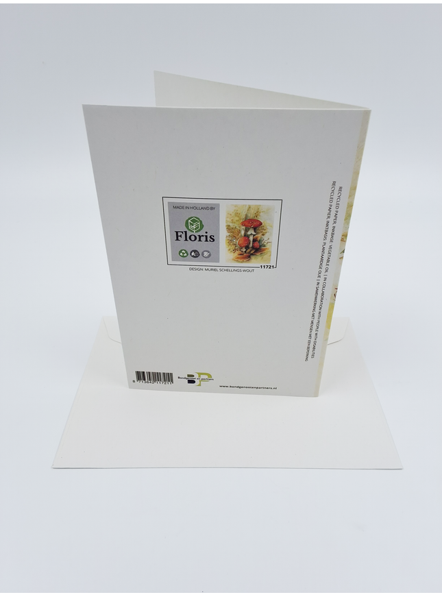Carte de vœux champignons rouges Muriel