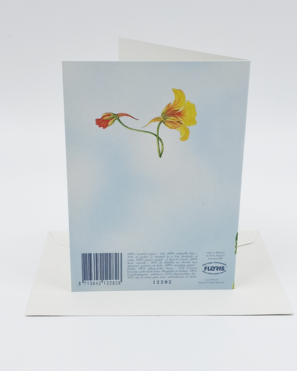 Greeting card Nasturtium Froukje (F12282)