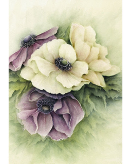 Greeting card anemones Muriël (F12323)