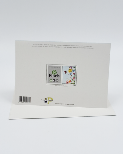 Greeting card mixed flowers 2 (F12328)