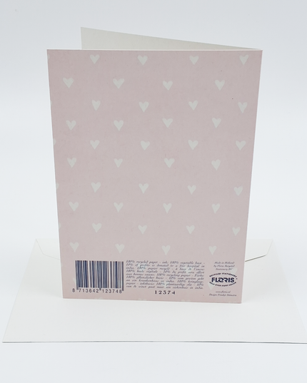 Greeting card patchwork birth daughter (F12374)