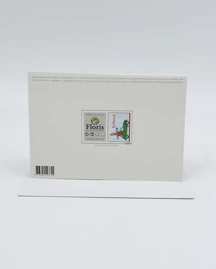 Greeting card ugly duckling, moved (F12375)