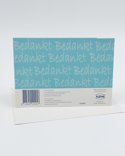 Wenskaart zonnebloemen, bedankt (F12425)