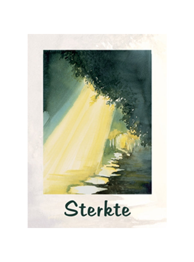 Greeting card ray of light condolence, strength (F12446)