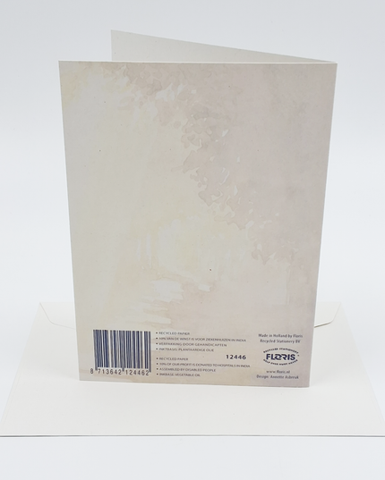 Wenskaart lichtstraal condoleance, sterkte (F12446)